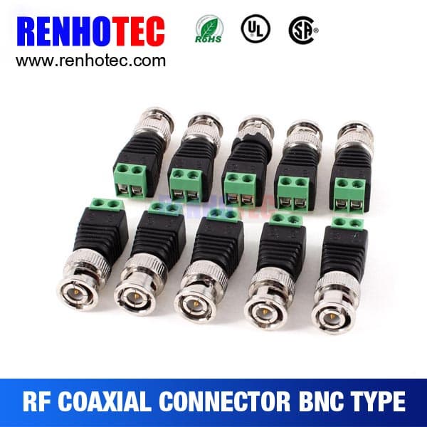 BNC Male Flexible Hose Connector to Balun Terminal Aapters